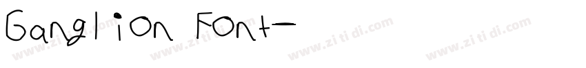 Ganglion Font字体转换